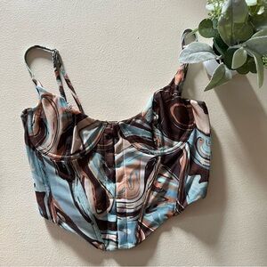 White Fox corset top